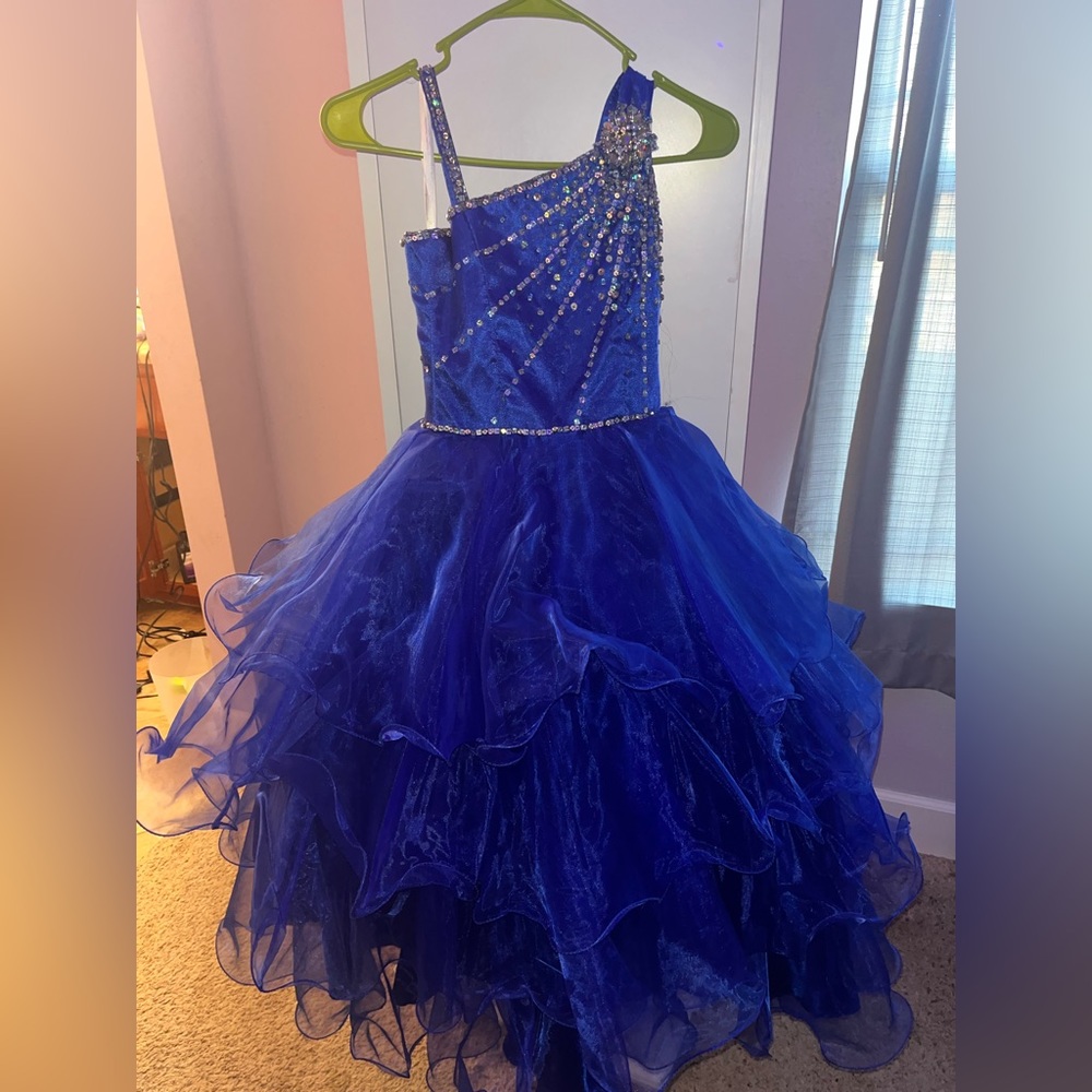 Navy blue girls dress